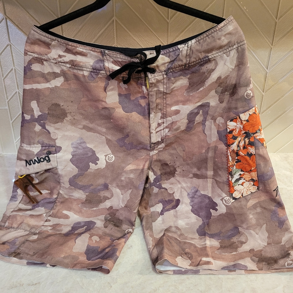 Analog Camo Board Shorts